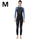 thumbnail image 3 of Divesail Setuits Buceo Traje de buceo Hombre y traje de mujer de manga larga pantalones largos Cuerpo completo Traje de baño Transpirable Deportes Pieles de buceo Mujeres Negro / azul 【M】 Inevent OD003283-12, 3 of 7