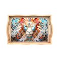 thumbnail image 1 of DIY Wooden Painting Service Tray Sewing Embroidery Crafts Refreshments R3E0, 1 of 9