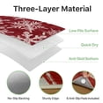 thumbnail image 6 of DEORAB Outdoor Door Mat 3'x 5' Welcome Mat Chenille Three-Layer Material Imitation Silicone Spot Molding Washable Carpet Front Door Mat Entryway Patio Red, 6 of 7