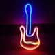 thumbnail image 2 of Luz de guitarra de neón, luz de neón, señal de neón artística, señal de luz de neón de guitarra LED, barra decorativa operada por USB, Pub, tienda, club, garaje, hogar, 2 of 5