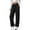 Black, variant on Women's Straight Leg Sweatpants Baggy Lounge Pants with Patch Pockets, S-XXXL