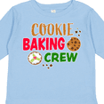 thumbnail image 4 of Inktastic Christmas Cookie Baking Crew Boys or Girls Long Sleeve Toddler T-Shirt, 4 of 5