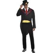 Party City Adult Dapper Day of the Dead Halloween Costume for Men, Standard Size