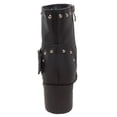 thumbnail image 4 of Hypard Women's 6" Heeled Buckle Biker Boot Black Size in 6.5, M, 4 of 5