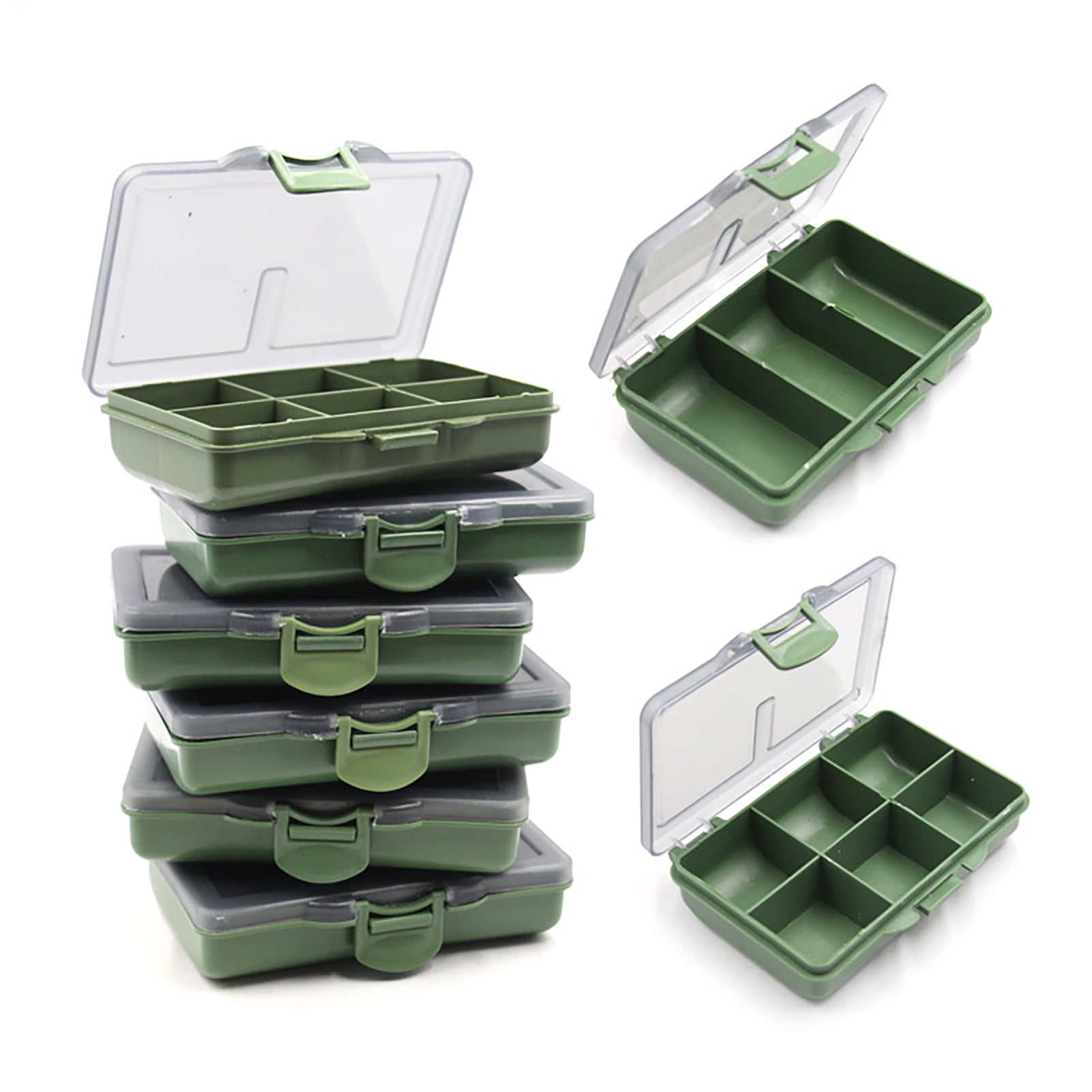 Details about   Waterproof Fishing Lure Box 30 Compartments Tackle Spoon Hook Bait Storage Case 
