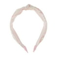 thumbnail image 3 of Unique Bargains 1 Pc Cute Mesh Knotted Headband Headbands for Women Pink, 3 of 5