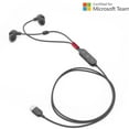 thumbnail image 3 of Lenovo Go USB-C ANC In-Ear Headphones - Stereo - Wired - 32 Ohm - 20 Hz - 20 kHz - Earbud - Binaural - In-ear - 3.94 ft Cable - Noise Cancelling, Omni-directional Microphone - Noise Canceling - Sto..., 3 of 6