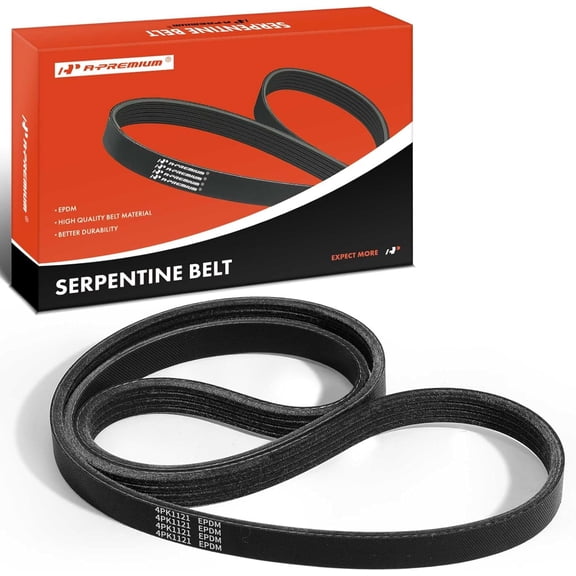 A-Premium Engine Serpentine Drive Belt Compatible with Honda, Toyota, Audi, Dodge, Chrysler, Buick, Subaru, Pontiac, Oldsmobile & Plymouth Cars - Accord, Tacoma, 4Runner, Q7, A6, A7, A8, Q8, Paseo