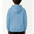 thumbnail image 4 of Vmberlty Kids Oversized Hooded Sweatshirts Teen Boys Solid Color Long Sleeve Hoodies with Functional Pockets Breathable Casual Daily Outdoor Tops, 4 of 6