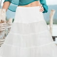 thumbnail image 6 of UPOUART White Tutu Skirt Petticoat Voile 1Pack 22x22x6in, 6 of 9