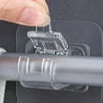 thumbnail image 2 of 8 PCS Curtain Rod Brackets Holder Drapery Wall Mount Fixed Use Transparent, 2 of 8