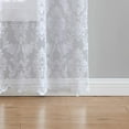 thumbnail image 3 of Warm Home Designs Pair of 38" x 96" White Color Knitted Lace Curtains with 6 Grommets per Panel. LISA WHITE 96, 3 of 3