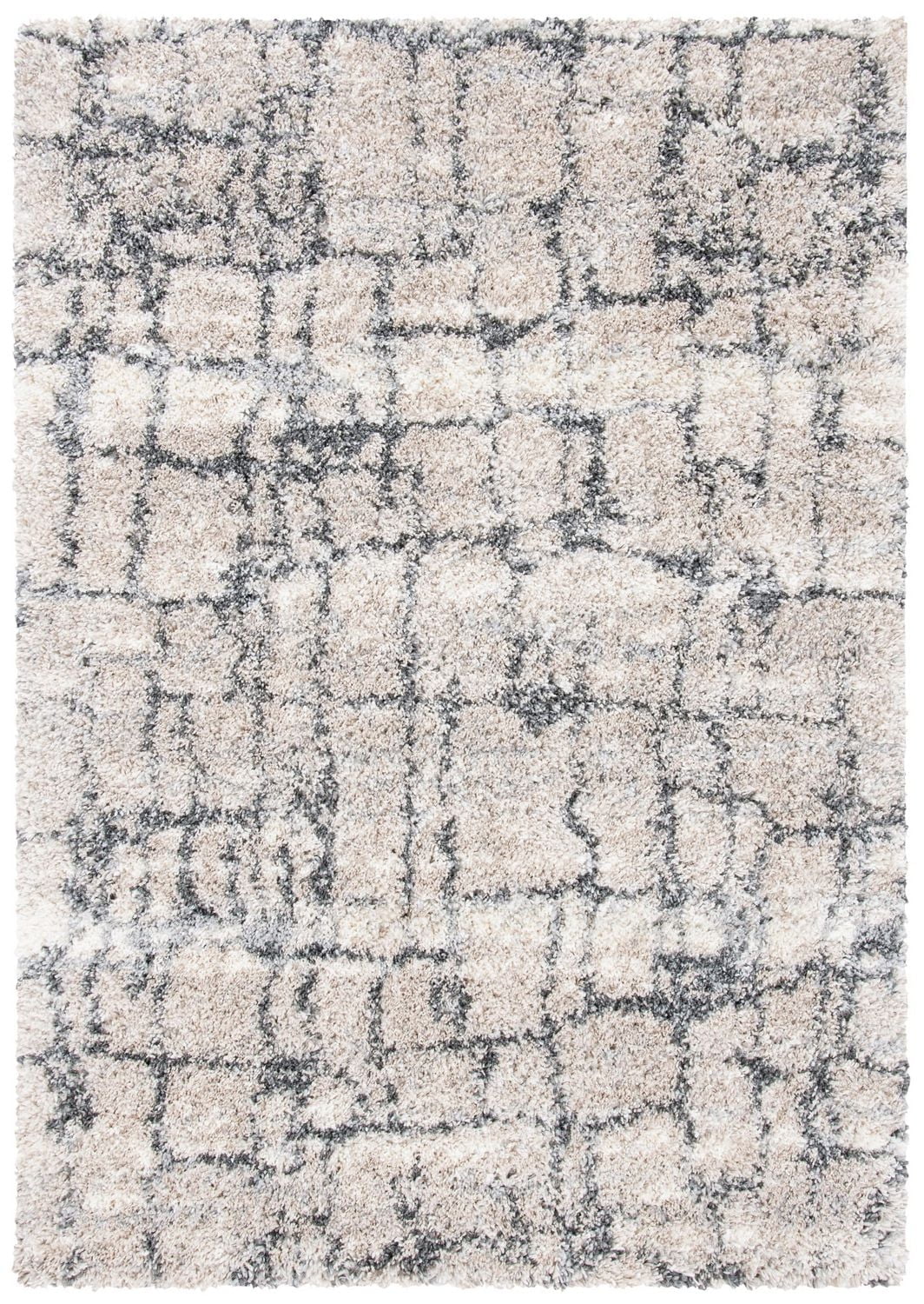 Safavieh Fontana Bayram Abstract Geometric Plush Shag Area Rug