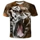 thumbnail image 1 of Summer Boys T-shirt Animal Lion graphic t shirts Children Fashion Casual Tops Tee harajuku 3D Printing streetwear Girls T-shirts4T Gong Bohan LED, 1 of 2