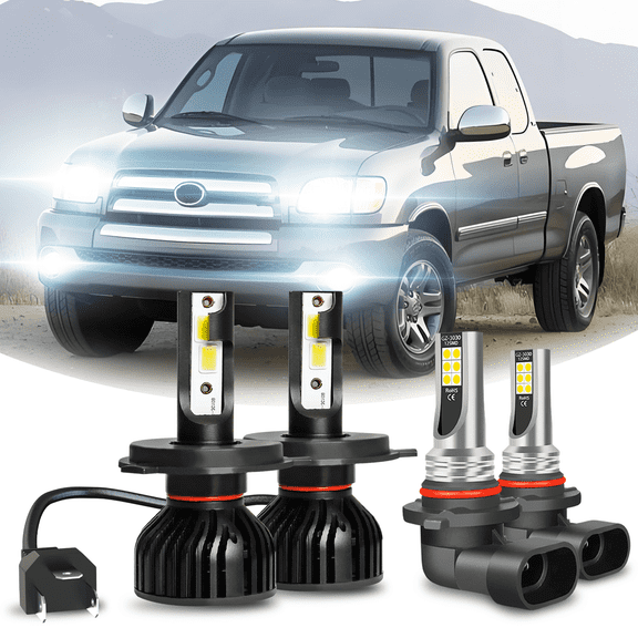 For Toyota Tundra 2000-2006 LED Headlight Hi Low Beam Fog Light Bulb White