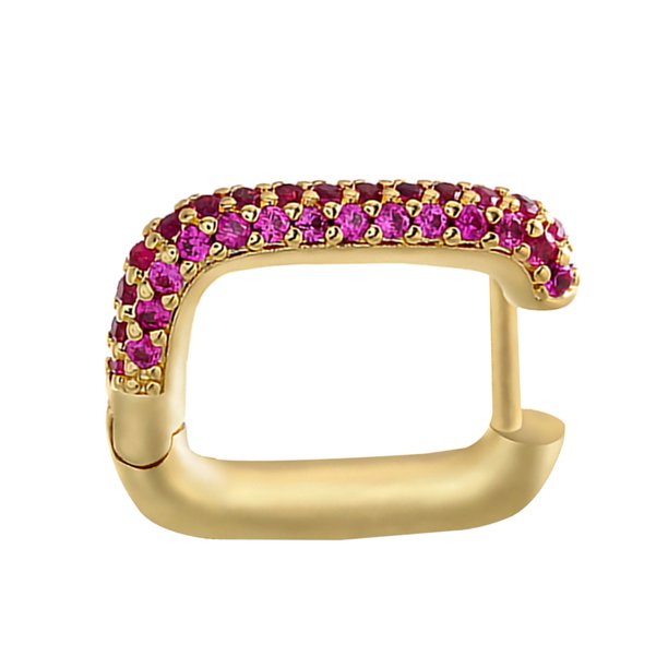 Sonducket Pendiente colgante Popular para mujer, pintura triangular geométrica, verde neón, joyería fluorescente, pendiente de aro Ropa, zapatos y accesorios Miscelánea oro + rosa roja
