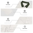 thumbnail image 4 of LIaqionyy Golf Shirts for Men Button Collared Long Sleeve Casual Tops Work Business Fashion T Shirt Fall Clothes, 4 of 7