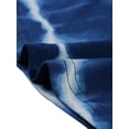 thumbnail image 5 of DARING DIVA Women's Plus Size V Neck Short Sleeve Tie Dye Tunic Top 1X Blue, 5 of 6