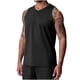 thumbnail image 2 of pstuiky Camiseta sin mangas para hombre, Camiseta de secado rápido de malla de color liso con cuello en V para hombre Camisas para hombres xl, 2 of 7