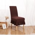 thumbnail image 3 of Funda elástica de Jacquard para silla de comedor, cubierta suave para asiento, antisuciedad, adecuada para Kit de habitación de mascotas, decoración del hogar, 3 of 5