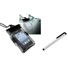 2 Pack Black Blue Waterproof Iphone 5s Case Bag By Insten For Iphone 5 5s 5c 4 4s Alcatel One Touch Fire Huawei Ascend Y M866 Walmart Com Walmart Com