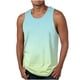 thumbnail image 1 of Mens Camisetas Algodón Gradiente Color Impreso sin Mangas Cuello Redondo Tanque, Chaleco Casual para Al Aire Libre Y Verano, 1 of 4