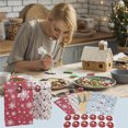 thumbnail image 1 of Bolsa de embalaje de regalo de Navidad Wmkox8yii 24 bolsas de papel kraft Calendario de Adviento, 1 of 9