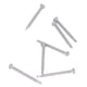 thumbnail image 3 of Tornillo autoperforante Ticfox 50 piezas Acero inoxidable 410 Plata, 3 of 12