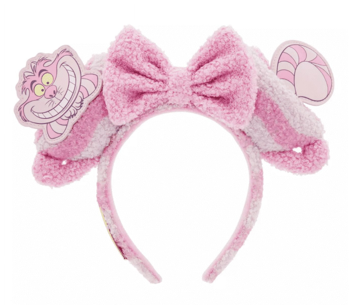 Disney Parks Alice in Wonderland Cheshire Cat Fuzzy Headband Ears Bow NEW il_fullxfull.3480420160_8aty.jpg main image 4