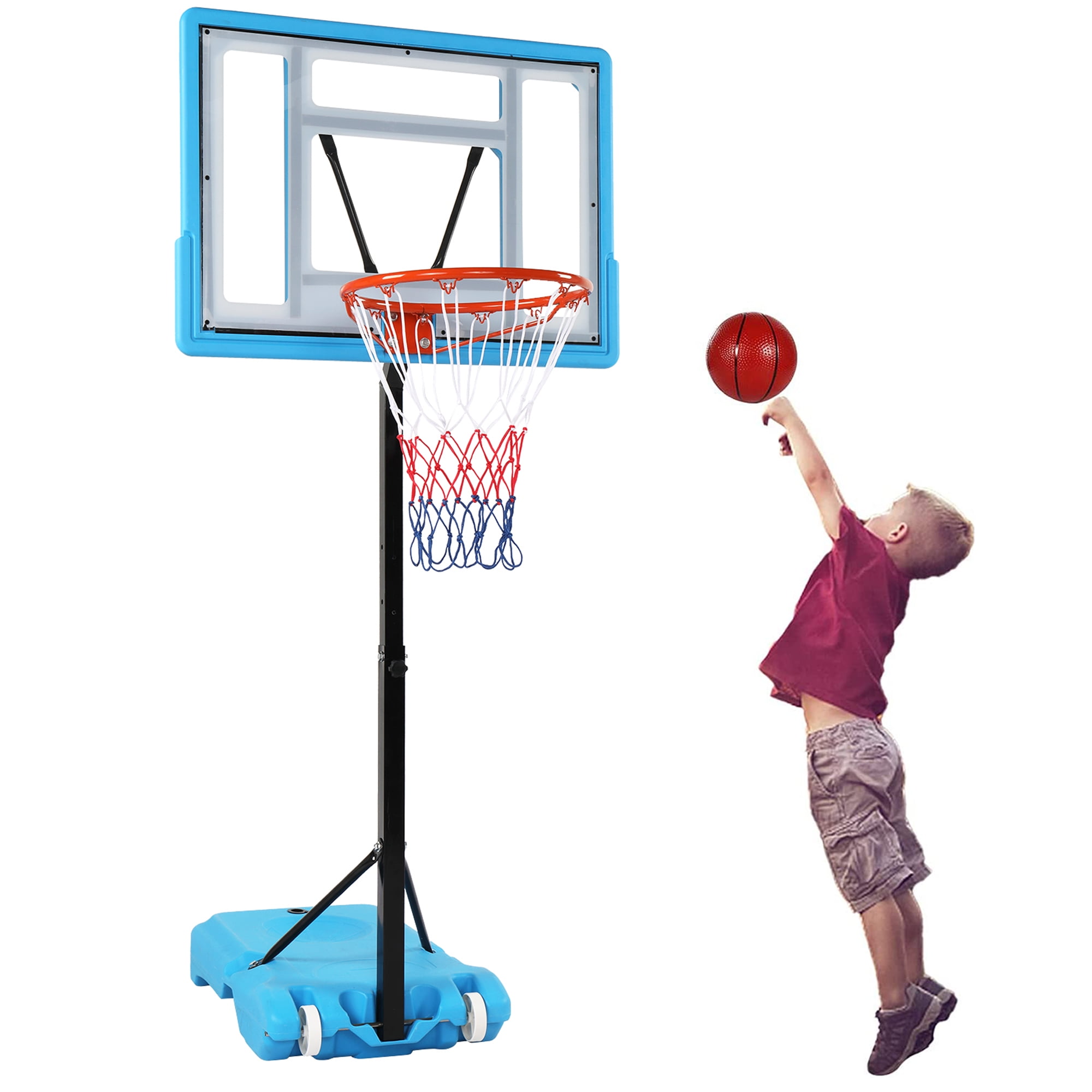 Goplus Portable Basketball Hoop System 510 FT Adjustable With Weight