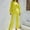 Yellow, variant on Clearance!lulshou Women Pants Fall Fashion Sexy Solid Casual Large Size Women Long Jumpsuit