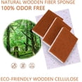thumbnail image 4 of Natural Plant Based Scrub Sponge for Household Compostable Sponges for Bathroom Eco-Friendly Reusable Palm Fiber Scrub Sponge for Kitchen Absorbent Nonstick Cookware Dish Stove Fridge Sink5Packs, 4 of 5