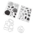 thumbnail image 1 of Sellos transparentes paquete de 2 pegatinas transparentes DIY sellos transparentes decorativos reutilizables para manualidades de papel de álbum de recortes con manual de cuenta ANGGREK  Otros, 1 of 8