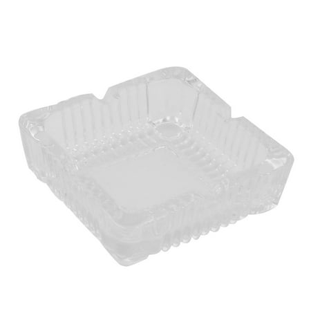 - Unique Bargains Home Office Hotel Tabletop Square Shaped Glass Ashtray Case Holder