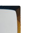 thumbnail image 2 of Ambesonne Yellow and Blue Fitted Sheet, Polygon Fractal, Twin XL Size, Slate Blue Marigold, 2 of 2