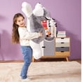 thumbnail image 3 of IKASA Giant Husky Stuffed Animal Plush Toy,Large Jumbo Husky 30" Gray Huge Cute Soft Toys,Big Size Fluffy Plushy Fat Oversized Plushie,Gifts for Kids Girls Boys Girlfriend Childre, 3 of 5