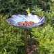 thumbnail image 3 of Bañera de vidrio para pájaros MUMTOP Outdoor con estaca de metal, color morado, 66 cm, 3 of 8