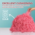 thumbnail image 4 of Relleno de papel arrugado, mxxkms, rosa, 1 kg, cestas de regalo, manualidades, 4 of 6