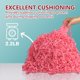 thumbnail image 4 of Relleno de papel arrugado, mxxkms, rosa, 1 kg, cestas de regalo, manualidades, 4 of 6