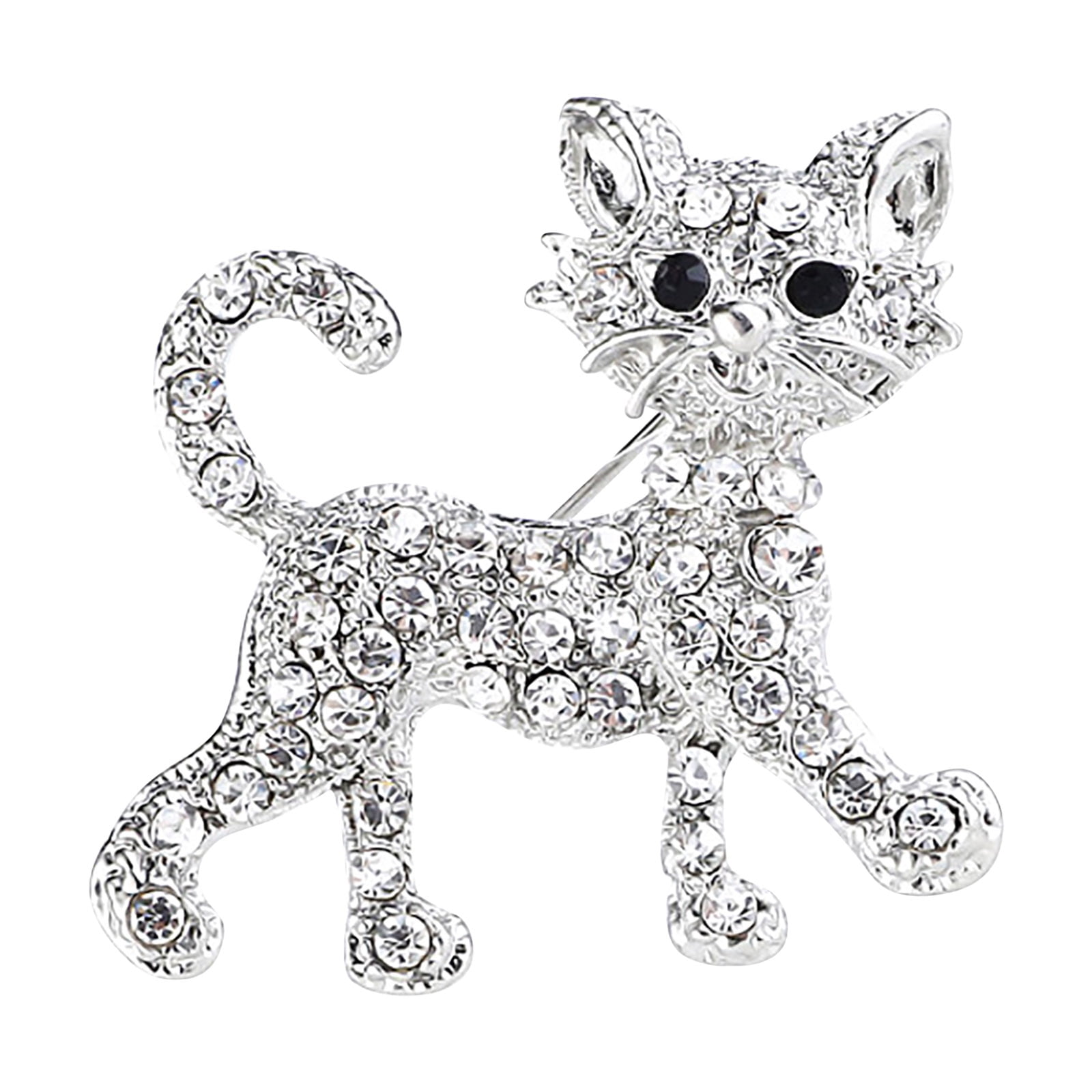 Brooch Pins for Women Fashion Alloy Cute Little Animal Cat Brooch Lapel