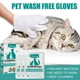thumbnail image 5 of Pet Supplies Cat And Dog Grooming Gloves For Bathing Easy To Use Gentle Dry Wipes 3ml Ideal Pet Care Product 6PCS, 5 of 7