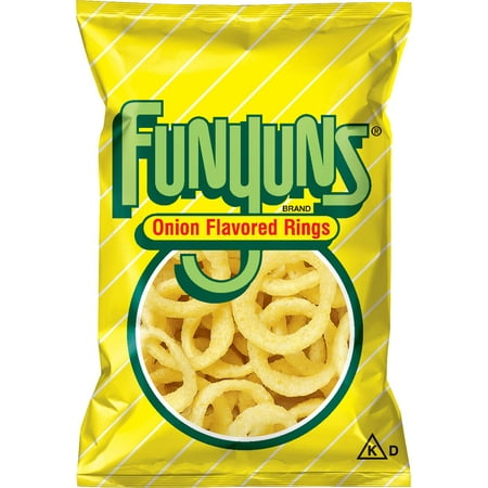 Funyuns Onion Flavored Rings, Zesty Onion Flavor Snack Chips, 2.375 oz Bag