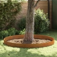 thumbnail image 1 of vidaXL Bordure de Pelouse de Jardin Rouillée 450 x 25 cm Acier Vieilli, 1 of 5
