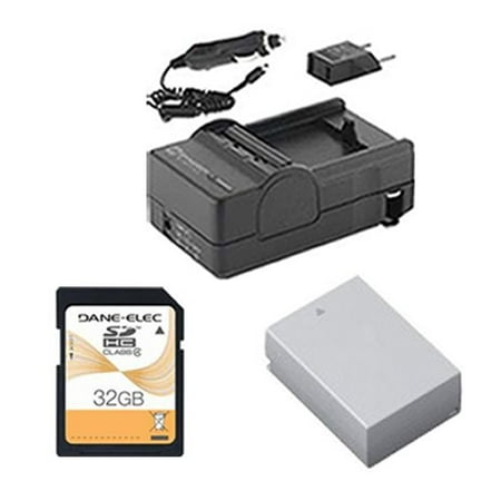 Nikon 1 AW1 Digital Camera Accessory Kit includes: SDENEL20 Battery, SDM-1549 Charger, SD32GB Memory