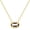 February - Amethyst, variant on Birthstone Necklace for Women 14k Gold Plated Preppy Oval Stone Necklaces Trendy Zircon Pendant Necklaces Birthday Gifts for Women Mom Wife Friends