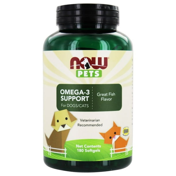 Now Pets Omega3 Support 180 gels
