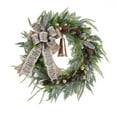 thumbnail image 2 of Apmemiss Clearance Christmas Pinecone Pines Needle Simulation Flower Wreath Bohemian Style Rattan Flower Wreath Door Hanging, 2 of 4