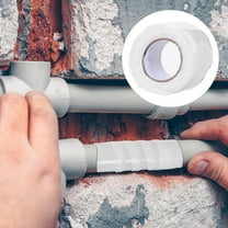 Topbathy Self Adhesive Waterproof Sealant Tape White for Plumbing Pipe Leaks and Outdoor Repairs