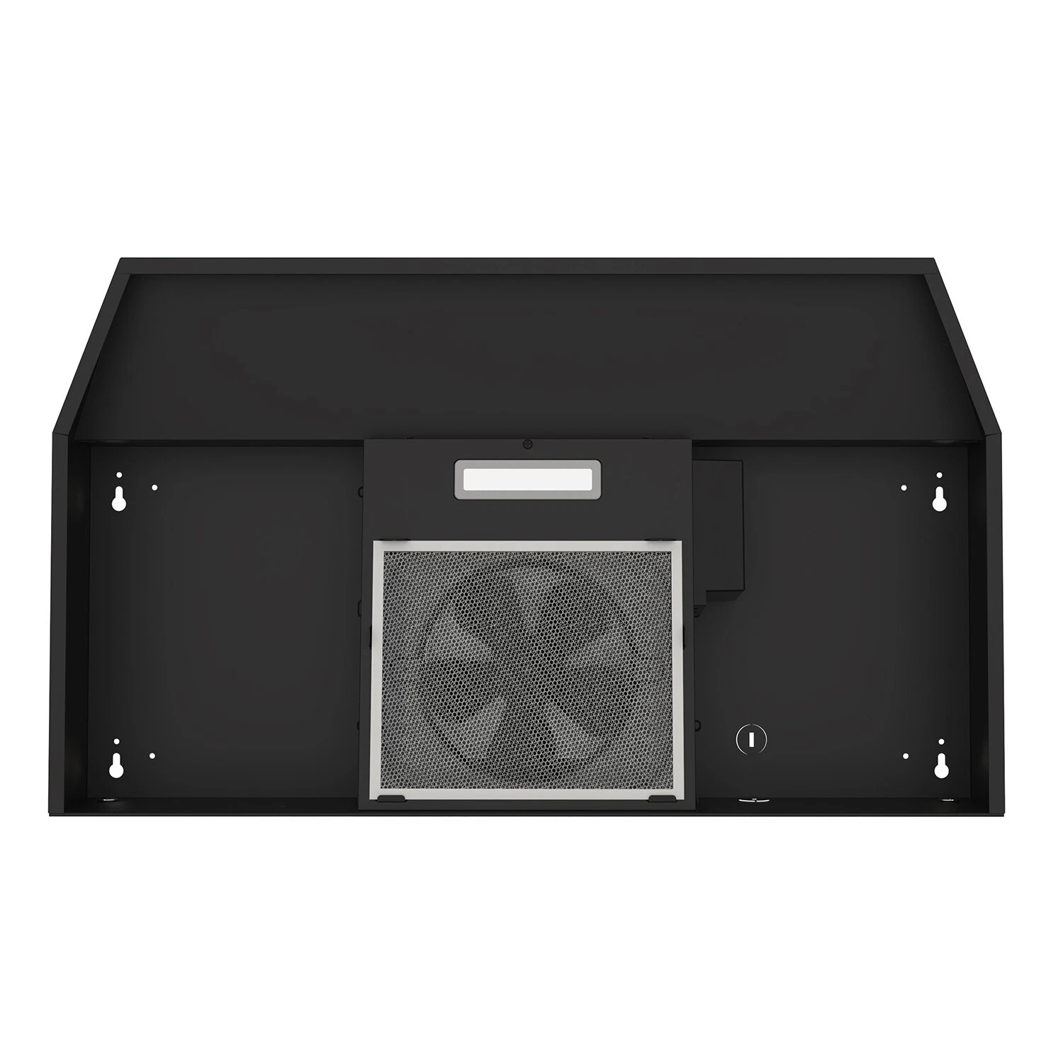24 inch Range Hood Under Cabinet, Stainless Steel Kitchen Hood 280CFM, Ducted/Ductless Vent Hood with Rocker Button Control, Stove Hood with 2 Speeds Fan, Bright LED Light, black, silver, white