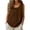 Brown, variant on Womens Round Neck Embroidered Sleeveless Tank Top Casual Loose Fit Blouse for Summer Daily Wear